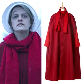 

Movie The Handmaid's Tale cosplay Costumes Christmas Adult women party Halloween anime game character party cape coat clothes