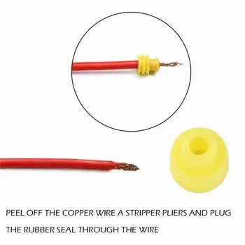 

Plastic Wire Connector Plugs With Storage Box Set Replacement Parts Supplies