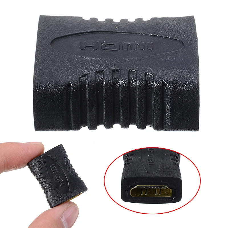 Черные туфли высокого качества HDMI Женский Разъем Extender профессиональный hdmi адаптер удлинитель шнур для HDTV