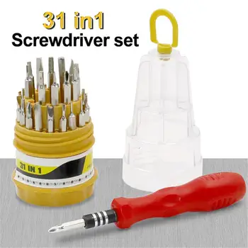 

Multifunction Precision Screwdriver Set 31pcs Screw Bits Repair Combination Tool 35FP