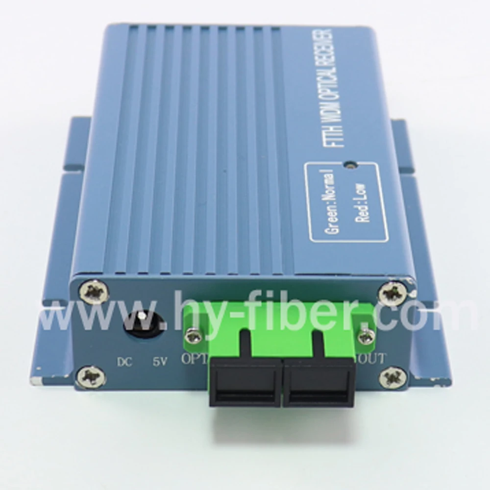 FTTH активный приемник CATV оптический узел мини WDM конвертер Triplexer Minimode с питанием