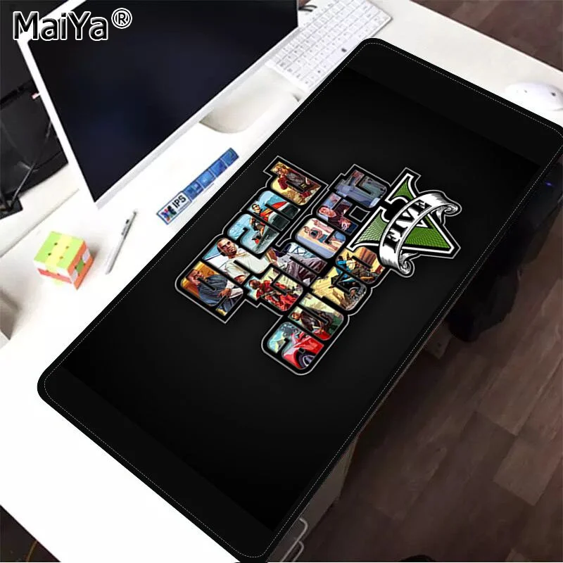 Maiya GTA V Grand Theft Auto V коврики для мышки ноутбука коврик для мыши большой коврик для мыши клавиатуры коврик - Цвет: Lock Edge 40X90cm