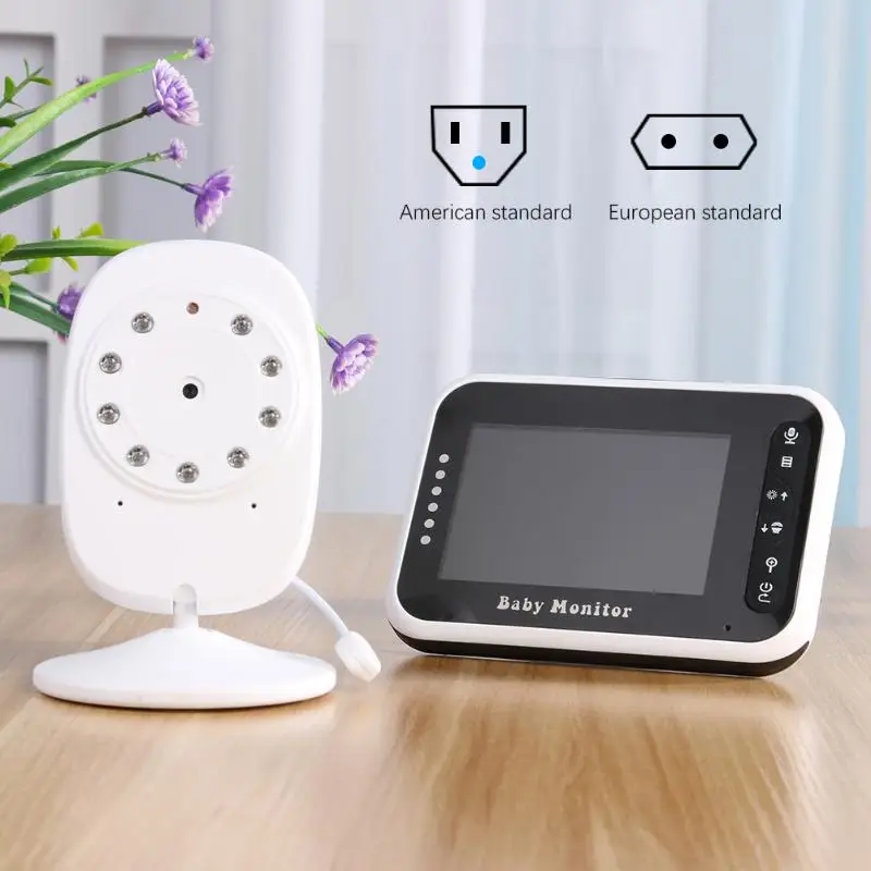 

3.5'' Baby Monitor 640P Wireless Video Infant Monitor Night Vision Home Security Camera Temperature Baby Sleeping Monitor