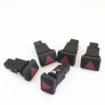 

FHAWKEYEQ Qty 5 Car Hazard Warning Light Control Switch Parking Double Flash Button For A4 S4 RS4 8ED941509 8E0 941 509 5PR