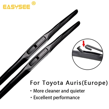 

Windscreen Wiper Blades for Toyota Auris Europe model Fit Hook Arms Model 26" & 16" 26" & 14" Year from 2007 to 2017 2018 2019