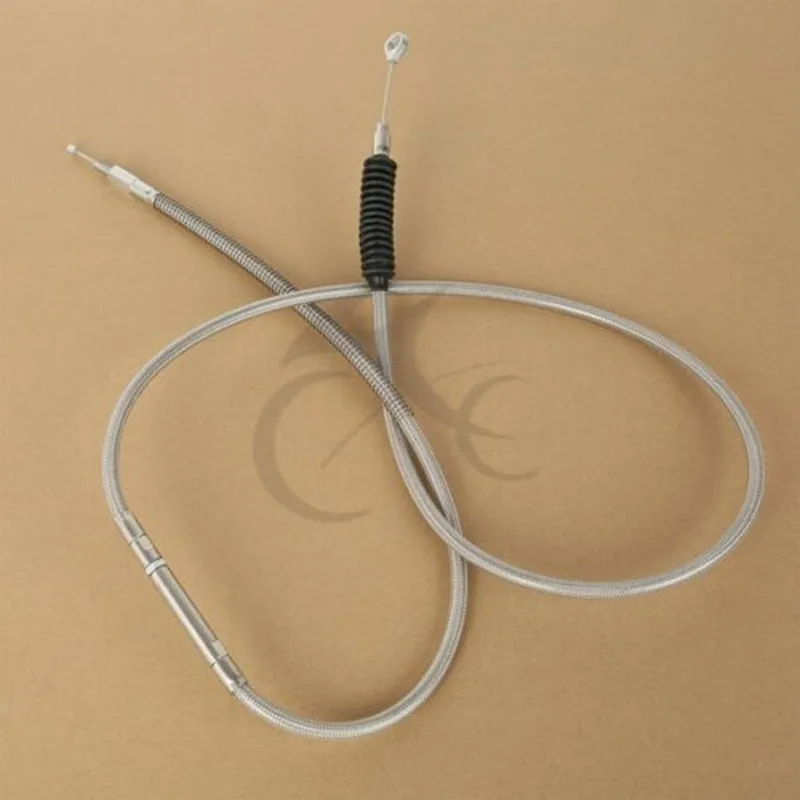 

Motorcycle 74-4/5" Braided Clutch Cable For Harley Electra Street Road Glide Road King FLH