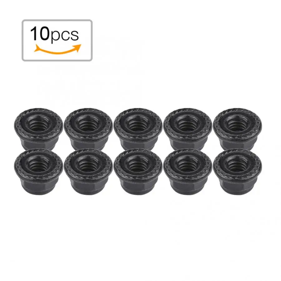 

10Pcs High Quality Metal Lock Nut Universal CNC Machined Wheel Lock Nut for 1/10 RC Crawler Climbing Model Car