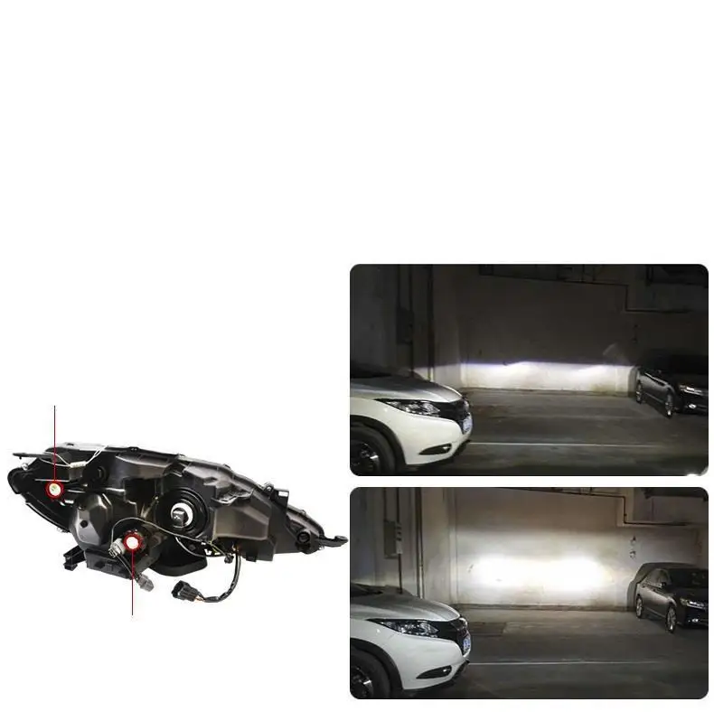 Para Авто Cob дневные ходовые Drl лампы Боковые указатели поворота в сборе Светодиодные Автомобильные фары 16 17 для Nissan Sylphy
