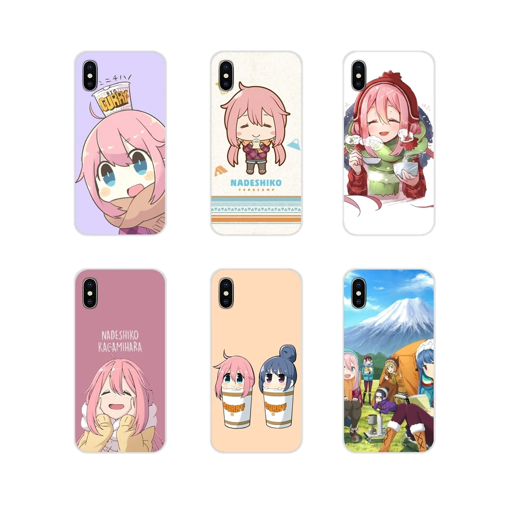 Yuru Camp аниме аксессуары чехлы для телефонов sony Xperia Z Z1 Z2 Z3 Z5 compact M2 M4 M5 E3 T3 XA huawei mate 7 8