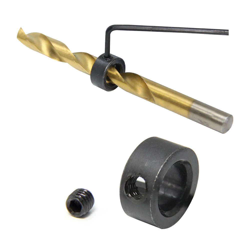 New Styles Every Week 7 x 312mm Woodworking drill bit depth stop