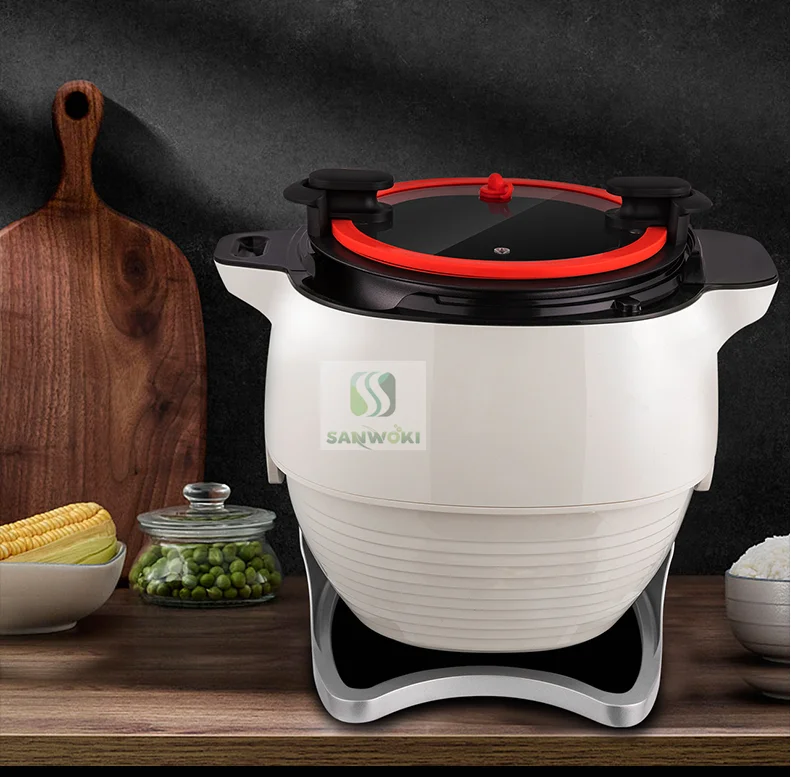 6L Automatic intelligent stirring cooker robot electric chinese food automatic stir fryer machine 2000w Fried rice Machine 6
