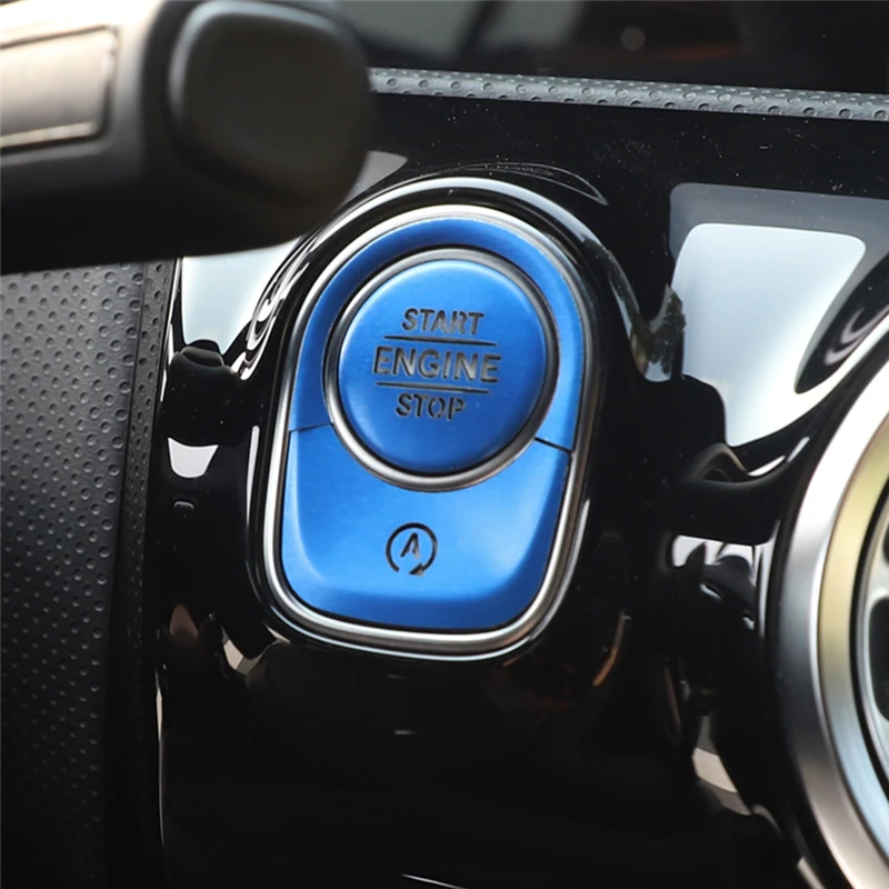 Carманго для Mersedes-benz A Class W177 V177 авто двигатель кнопка остановки старта рамка наклейка крышка отделка аксессуары для интерьера