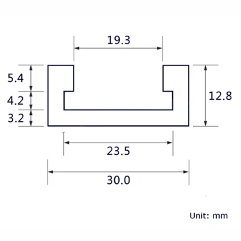 

New 30 Type / T-track Connector Kit Woodworking Tool Part Machinist 200mm Cross T-track Connector Set 30 Type T-slot Miter Track