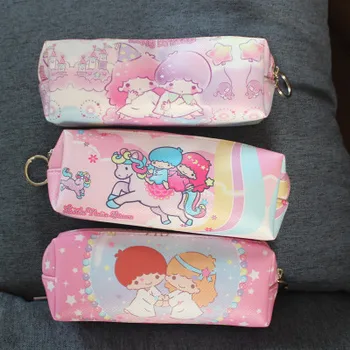 

IVYYE Twin Star Style Anime Cosmetics Bags PU Zipper School Pencil Case Storage Pen Bag Pouch Stationery Unisex Gifts New