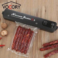 New Upgrade Vacuum Sealer Machine Black Style EU/US Plug 220/110V FREE GIFT 10pcs Food Vacuum Bags Kitchen Vacuum Packer Machine