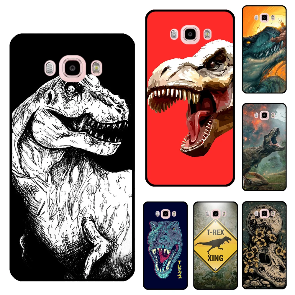 T Rex динозавр тираннозавр для Samsung Galaxy J1 J3 J5 J7 2016 2017 A3 A5 J4 J6 A7 A9 A6 A8 Plus J8 J2 Core 2018 чехол |