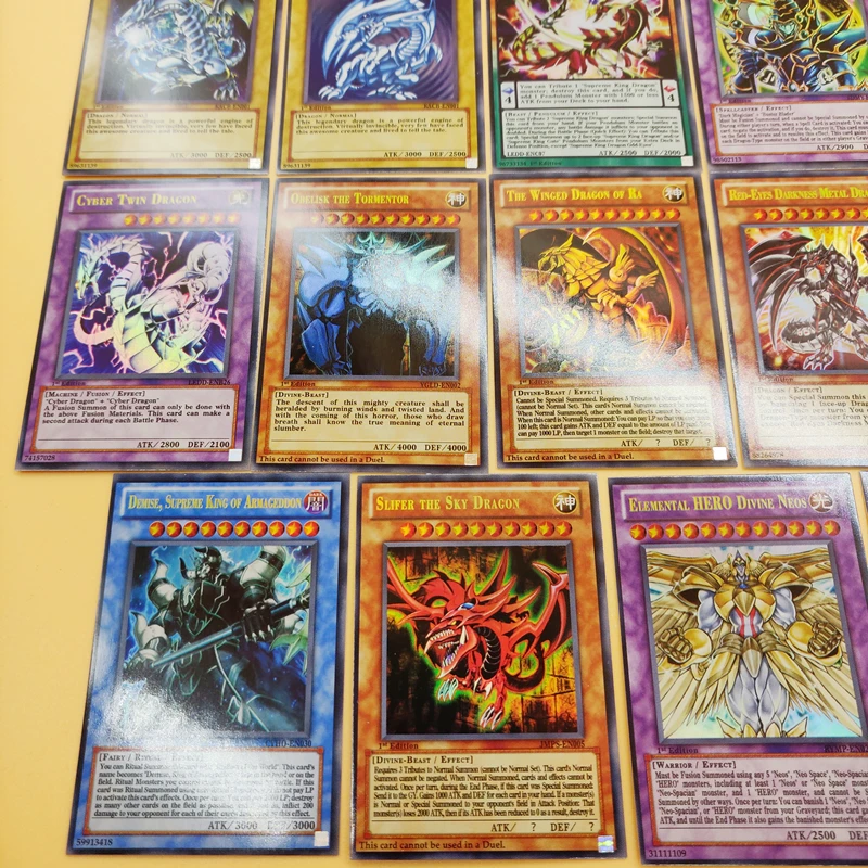 Новая английская версия 100 шт. Duel Monsters YU GI OH игровая коллекция Carte торговая игра Shine Cards с красивой коробкой