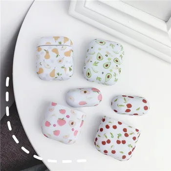 

Fruit Bluetooth Wireless Earphone Case For Apple Airpods 1/2 Protective Cover Charging Box Cases Shockproof Sleeve For Air Pods