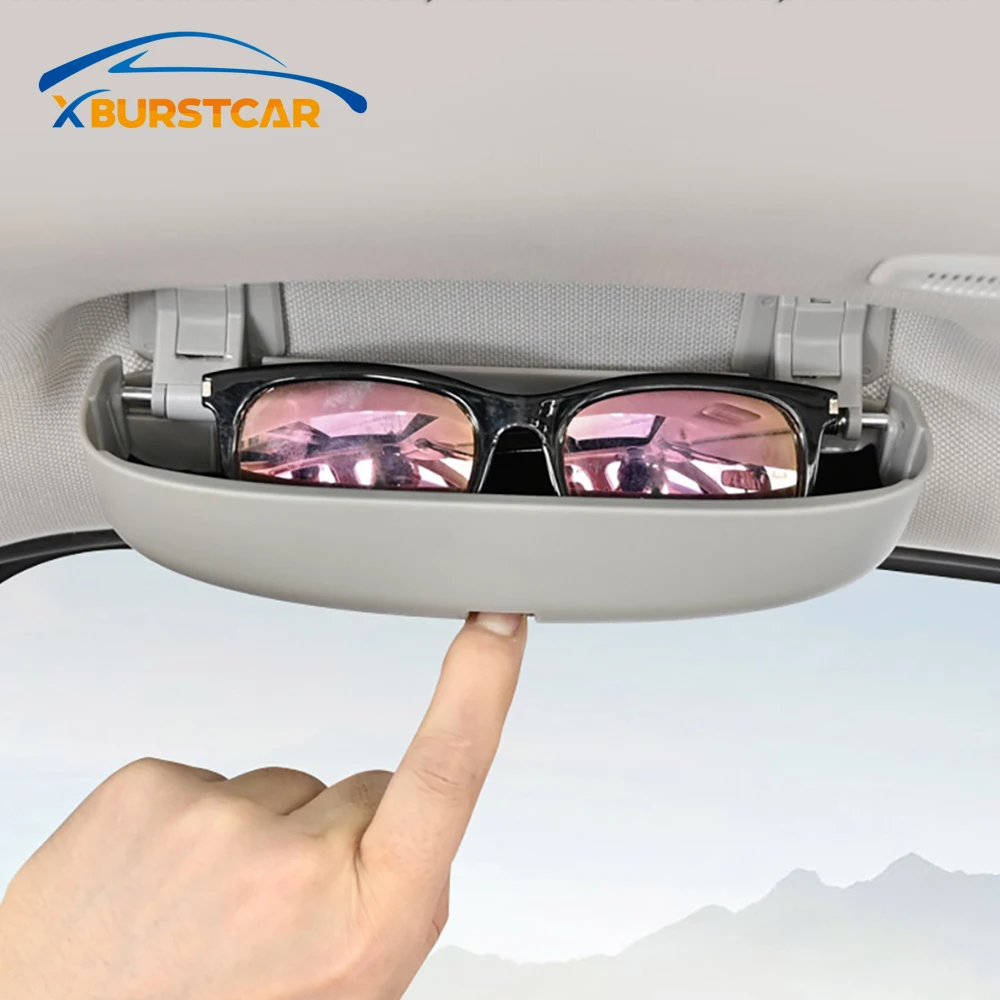 Xburstcar – porte-lunettes de voiture, étui de rangement pour