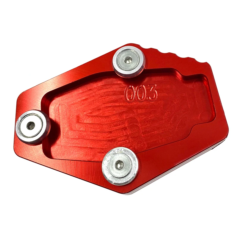 CNC Kickstand Foot Side Stand Extension Pad Support Plate For DUCATI Multistrada 1200 S Monster 795 796 821 1200 1200S  (9)