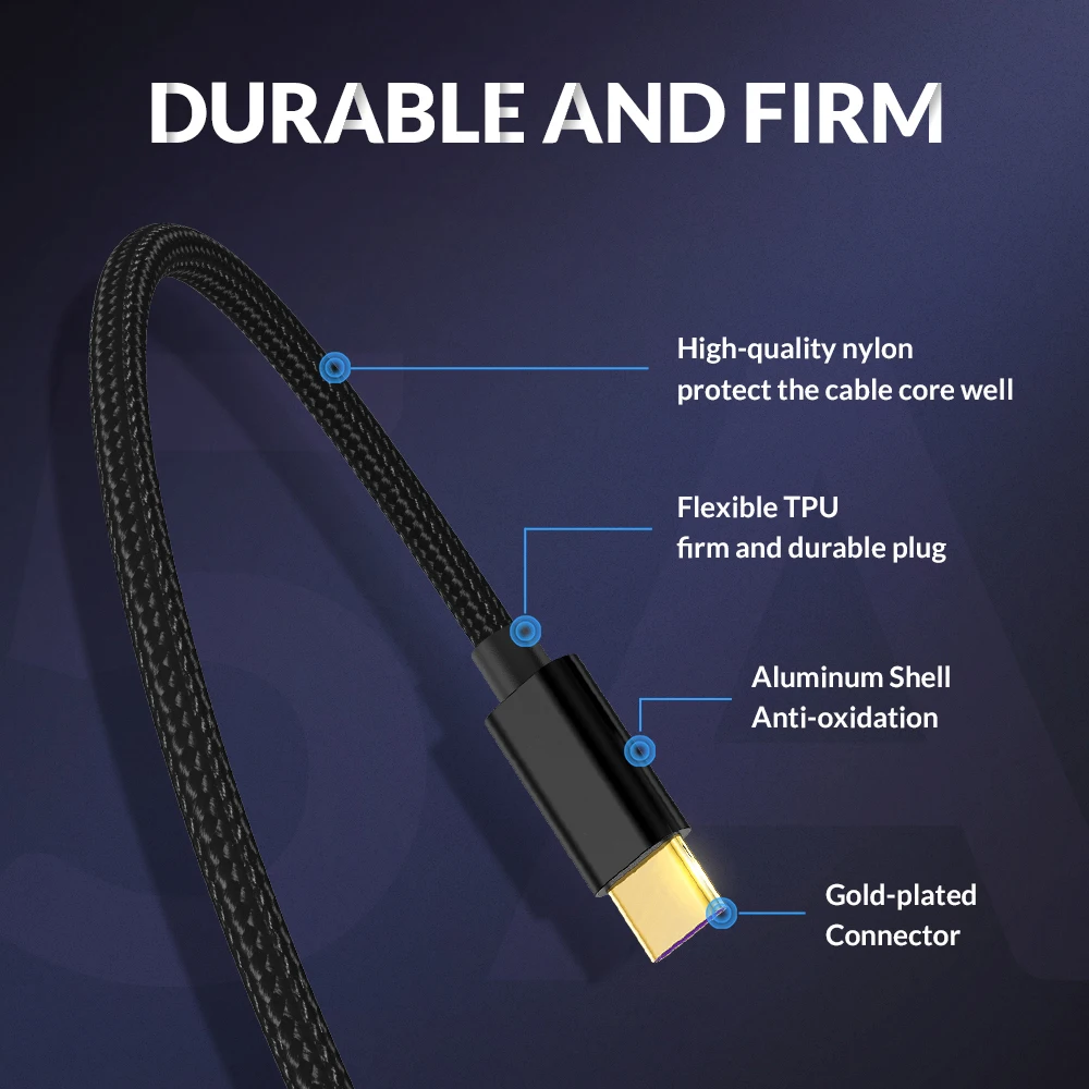 Оригинальный 5A кабель с разъемом USB Type C для Huawei мат 30 20 P30 P20 Pro Lite USBC быстрой