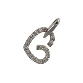 

Pendant with original gift heart ladeado and zircons