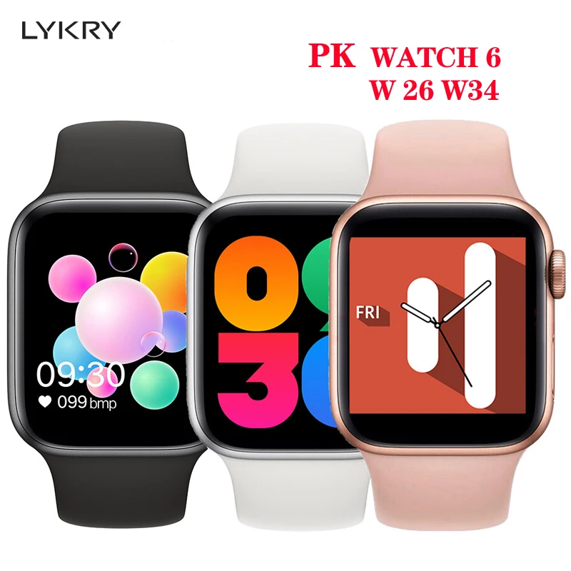 LYKRY U78 плюс Bluetooth наручные Смарт часы с серии 5 голос Управление сердечного ритма