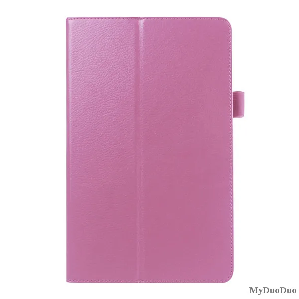 Чехол для планшета для samsung Galaxy Tab A A6 10,1 T585 T580 SM-T580 T580N из искусственной кожи тонкий складной стиль Litchi Funda чехол s+ пленка - Цвет: pink