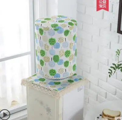 Cotton and linen cloth art drinking fountain cover dust cover pastoral style bucket 2-piece modern minimalist bucket