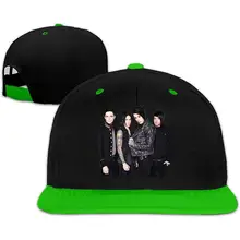 Падающая в обратном направлении логотип музыкальной группы хип-хоп популярная бейсболка белая Регулируемая простая шляпа