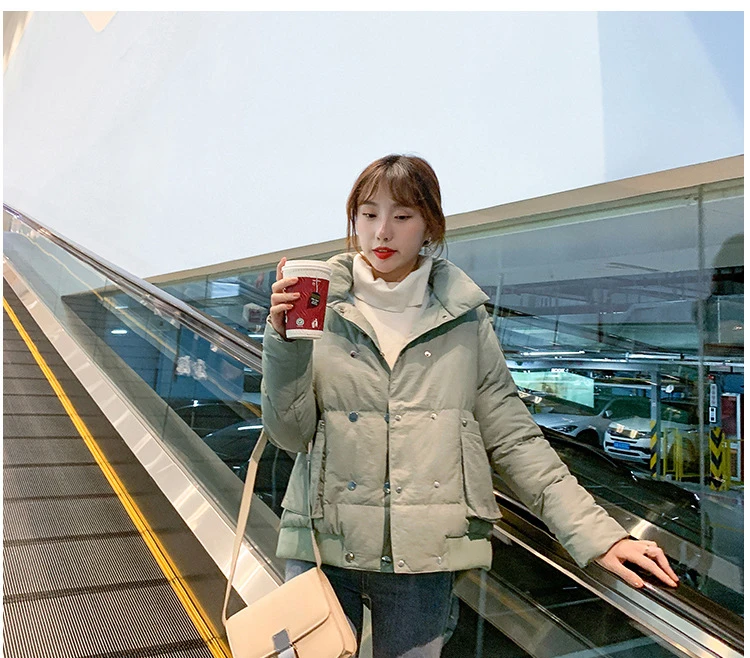 Женское зимнее черное короткое пальто, куртка Harajuku, уличная одежда, корейская мода, парки, одежда для женщин, ветровка xxl