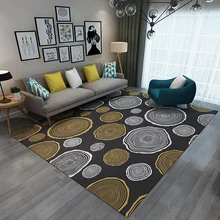 Ковер в скандинавском стиле, для спальни, гостиной, дверной коврик, покрытый милой прикроватной тумбочкой, для дивана, офиса, прямоугольный напольный коврик