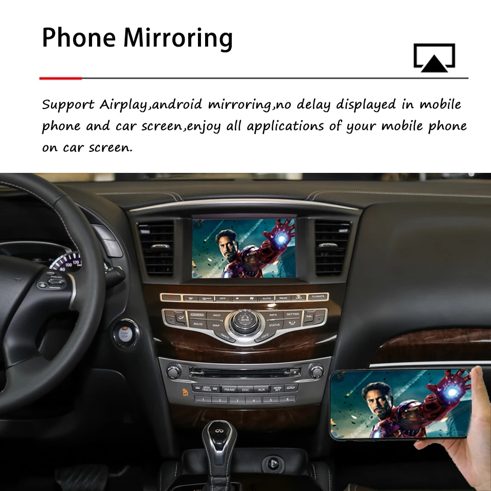 AZTON-ڵ  ī÷, ǴƼ QX60 QX70  ȭ 2015-2020 ȵ̵ ڵ  ī÷ ̽ 