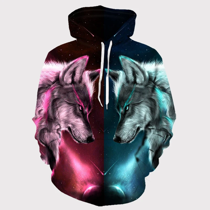 Fashion Cool Wolf Hoodies Men/Women Thin 3D Sweatshirts with Hat Animal Print Tiger Hoodie Sweatshirt Mens Tracksuit Jackets Fashion Cool Wolf Hoodies Men/Women Thin 3D Sweatshirts with Hat Animal Print Tiger Hoodie Sweatshirt Mens Tracksuit Jackets