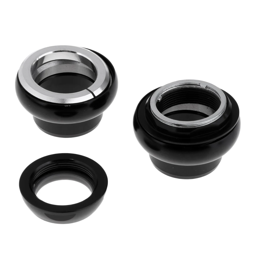 60mm Black Сверхмощная велосипедная гарнитура " с резьбой вилка 30 мм оголовье Герметичные картриджи подшипники для 22,2 руля - Цвет: 60mm Black