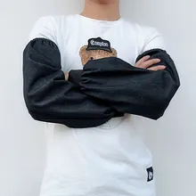 Удлиненные ковбойские манжеты сварщики толстые износостойкие рабочие Противообрастающие Рукава для мужчин и женщин Рабочая безопасность нарукавник голова