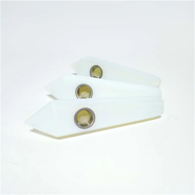 

10cm opal quartz stone tobacco pipe crystal smoking pipes For Healthy smoking