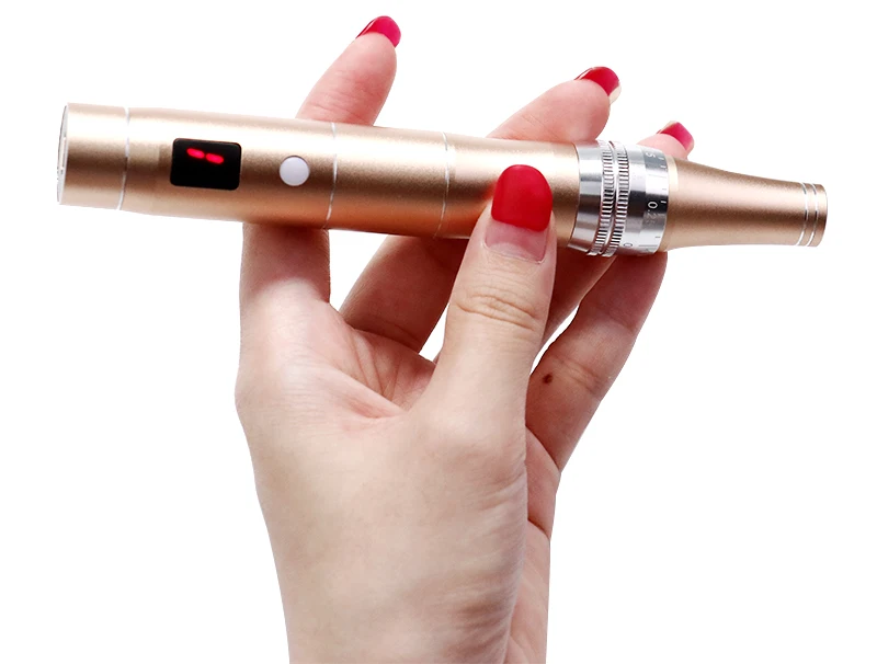 LCD Screen 5 Levels Micro Tiny Needles Dr. pen MYM Tightening Remove Scar Reduce Skin Wrinkles Scar Stretch Marks Removal Device