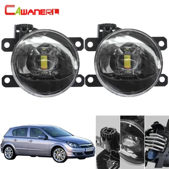

Cawanerl For Opel Astra G H 1998-2010 Car 90mm Diameter LED Lens Fog Light Devil Eye DRL Daytime Running Light H11 Socket 12V