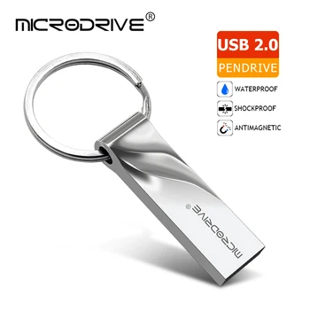 

USB Flash Drive Pendrive 4GB 8GB 16GB 32GB 64GB 128GB Pen Drive Flash USB Stick with Key Ring Memory Stick for gift