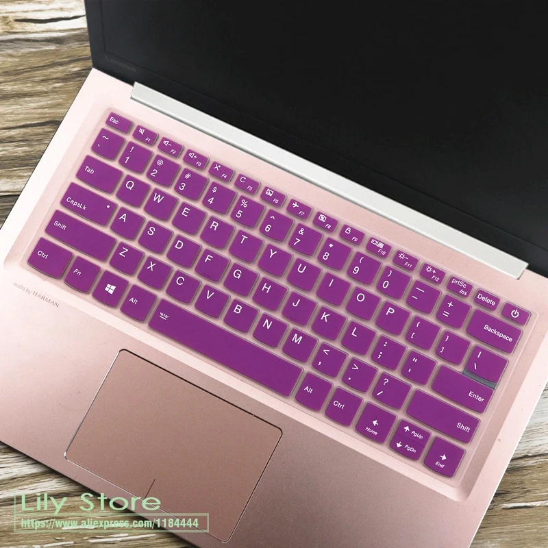 14 дюймов ноутбук Кожа протектор для lenovo Ideapad 320 14 320-14AST 320-14isk 320-14iap 320-14ikb 320-14 крышка клавиатуры - Цвет: purple