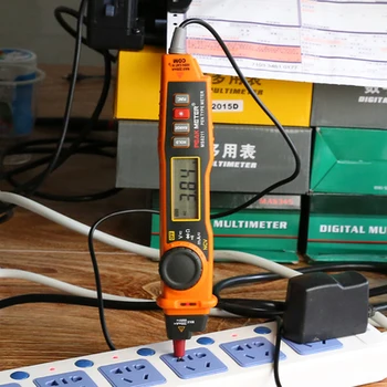

MS8211 Digital Multimeter with probe ACV/DCV Electric Handheld Tester Multitester digital pen type multimeter