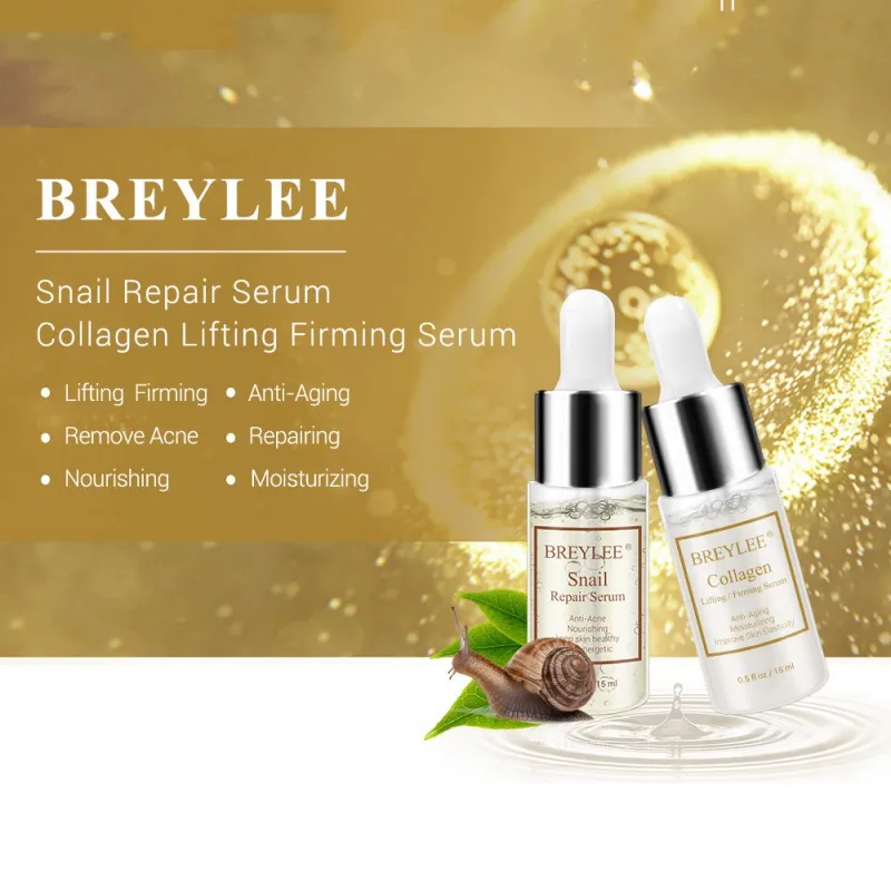 

15ml Snail Face Serum Repairing Scars Anti-Acne Rejuvenation Moisturizing Essence Acne Reatment Nourishing Skin Care Serum