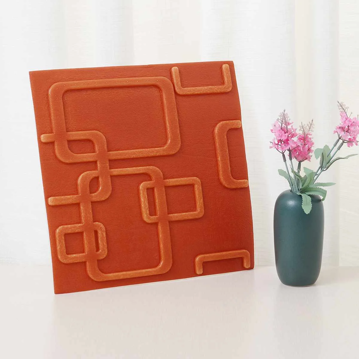 Красный 1 шт. 30x30 см DIY самоклеющиеся 3D наклейки на стену s декор в спальню пенопластовый кирпич декор комнаты обои настенный Декор Гостиная Наклейка на стену - Цвет: Красный
