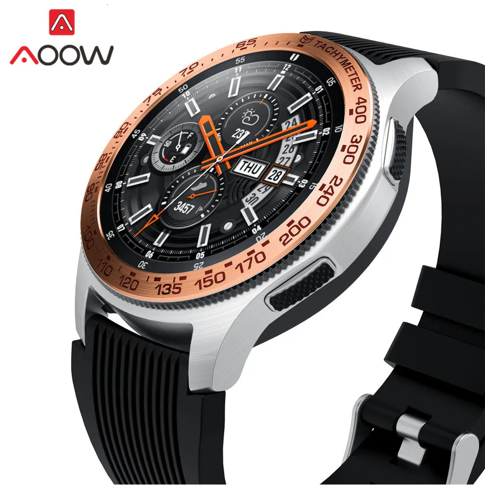 Рамка из нержавеющей стали кольцо Стайлинг для samsung gear S3 Frontier Galaxy Watch 42 мм 46 мм клеющаяся крышка защита аксессуары