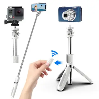 

Wireless Bluetooth Selfie Stick Foldable Mini Tripod Expandable Monopod Self Stick with Remote Control for Huawei Xiaomi iPhone