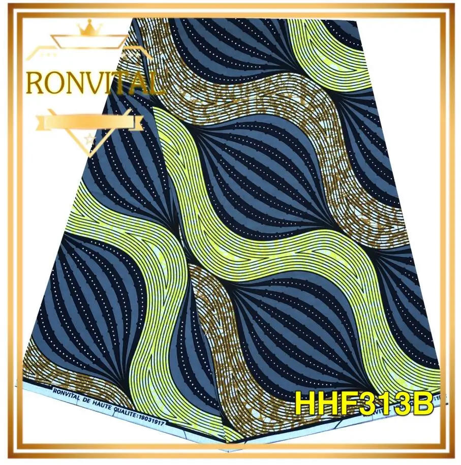 Женское платье DIY восковая ткань ronvital африканская печать высокого качества хлопок Материал DIY ткани 6 ярдов/партия