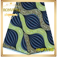 Женское платье DIY восковая ткань ronvital африканская печать высокого качества хлопок Материал DIY ткани 6 ярдов/партия
