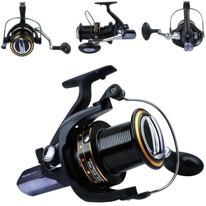 

Yumoshi 6000-10000 Size One way Ball Bearings Big Trolling Fishing Reels surf casting Reel Metal Carp Molinete Reel Shimano