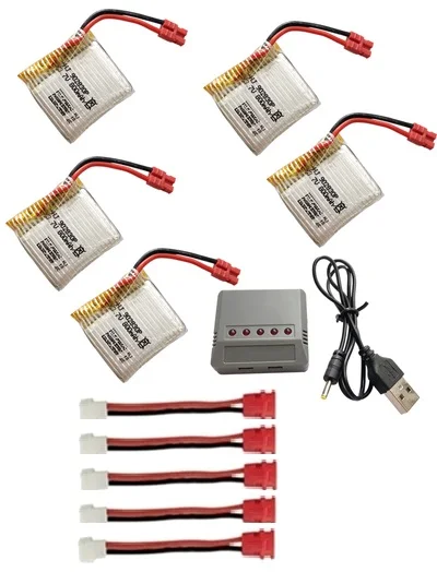 

Литий-полимерный аккумулятор 3,7 в 800 мАч и зарядное устройство для SYMA X21 X21W x26 X26A drone RC quadcopter, запасные части, батарея 3,7 в